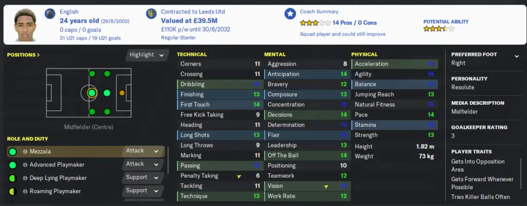 Mezzala in Football Manager