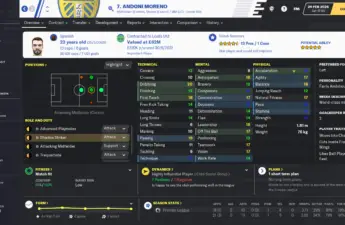Captain with High leadership in football manager