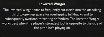 Inverted Winger Description