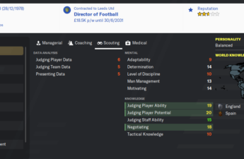 Director of Football In Football Manager