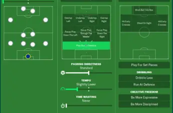high and low tempo in football manager
