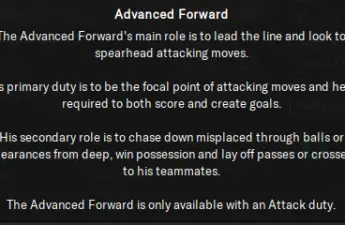 Role of Advanced Forwards in FM23